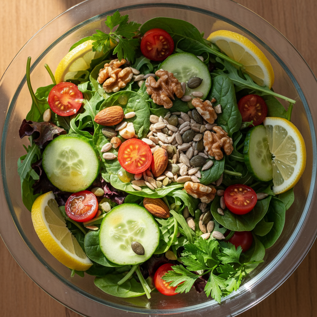 Bowl di insalata fresca