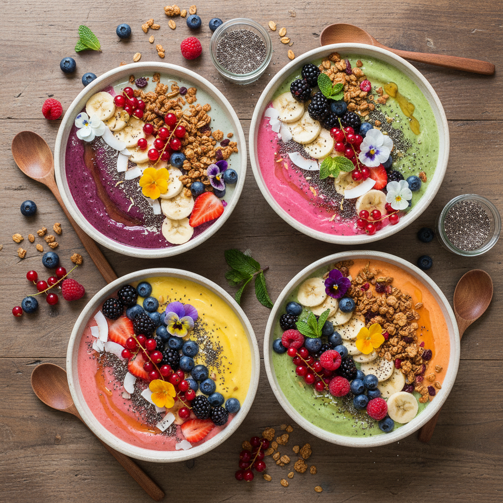 Smoothie bowl con frutti